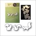Squirrel Trio metal die by Poppystamps cutting dies 2007 - use in nearly all universal machines animals
