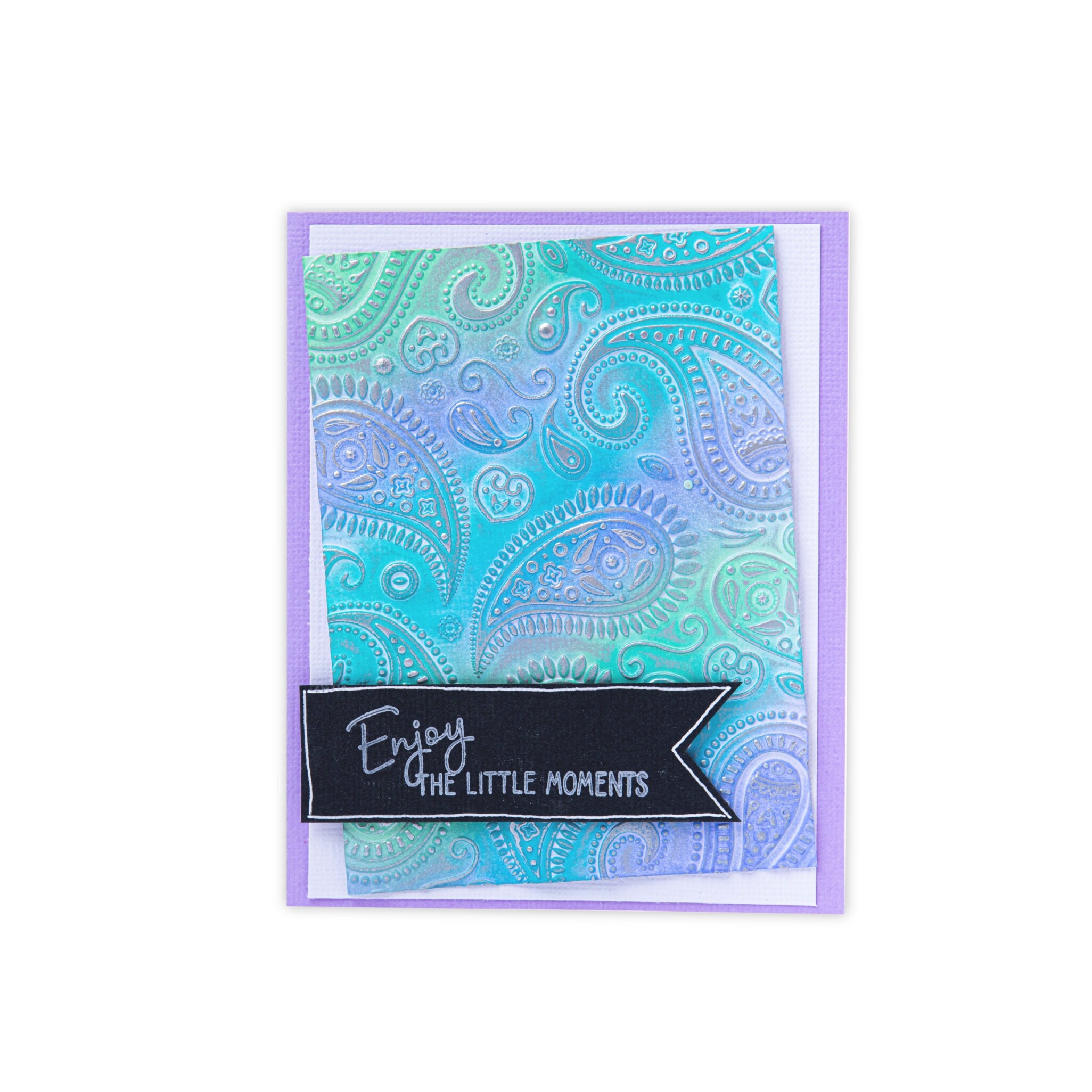 Embossing Folder 3D Paisley by Sizzix Folders Cuttlebug & Etsy