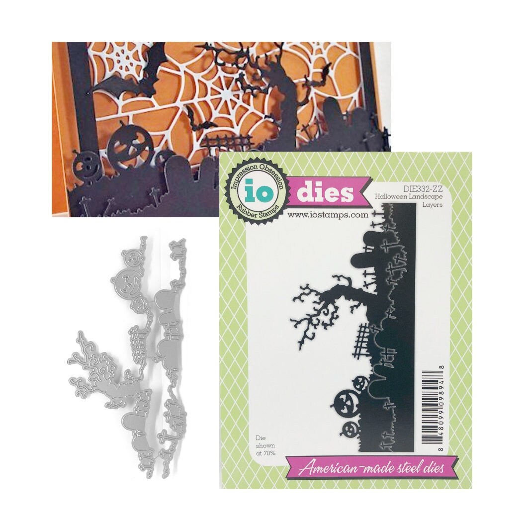 Halloween Witch Set Small Die Cutting Dies by Impression Obsession DIE457-Y New