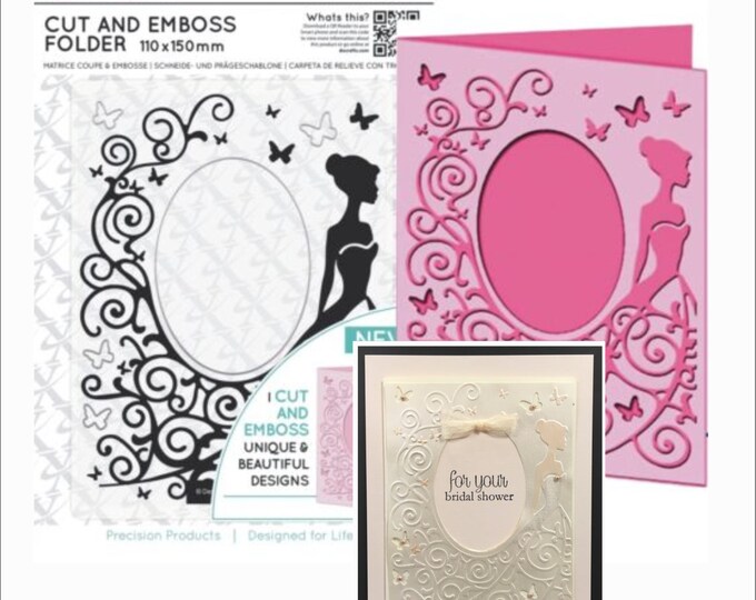 Dress Embossing Folder Xcut Cut & Emboss Folders for Etsy