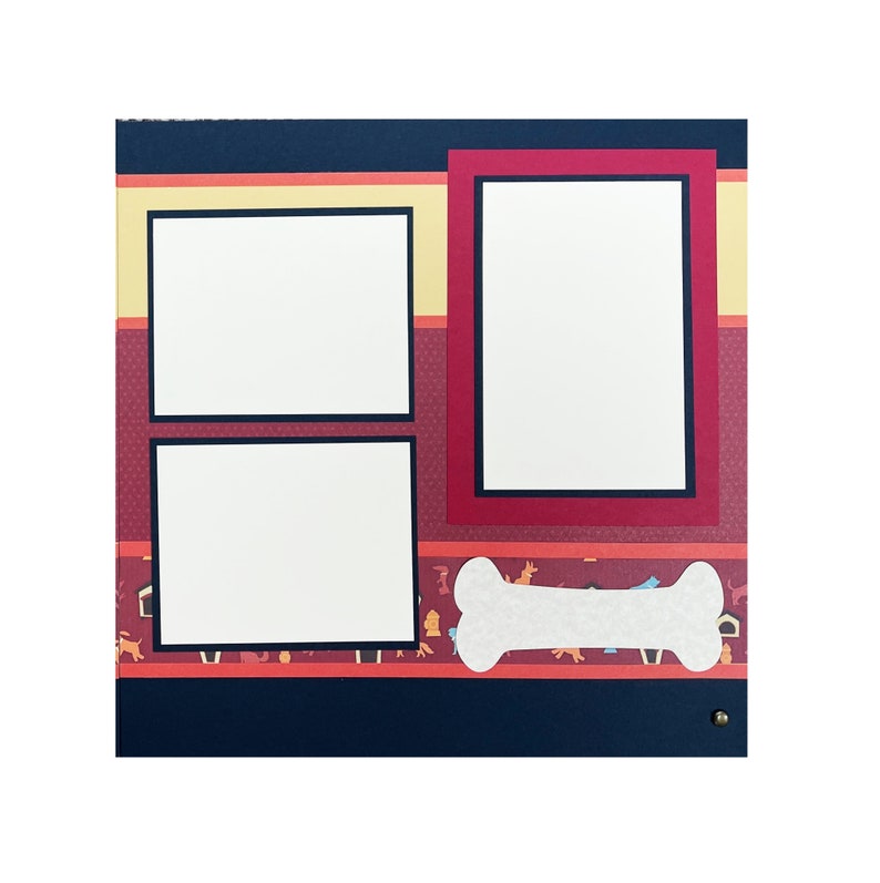 Dog Page Kit Make our lives whole Double Pages 12x12 Includes Everything to create /& Directions,Scrapbooking DIY Layout Animals,Puppy,Pet
