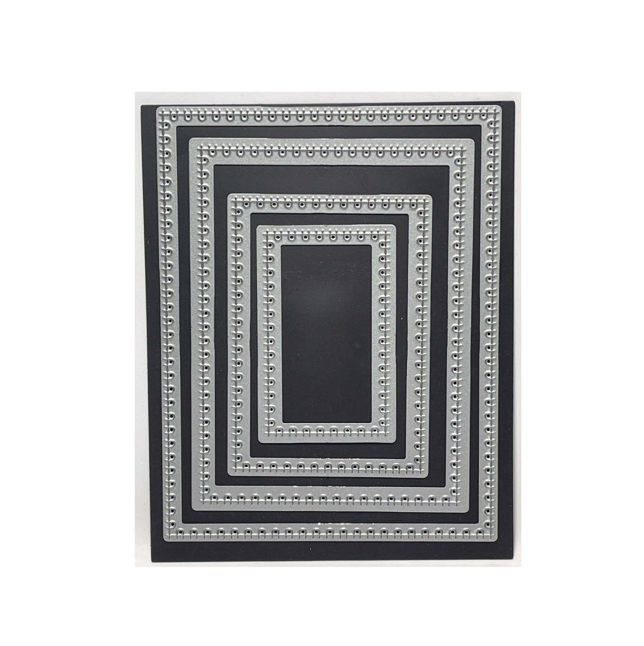 Rectangle Frames Metal Die Cut Postage Layers Memory Box Craft Etsy