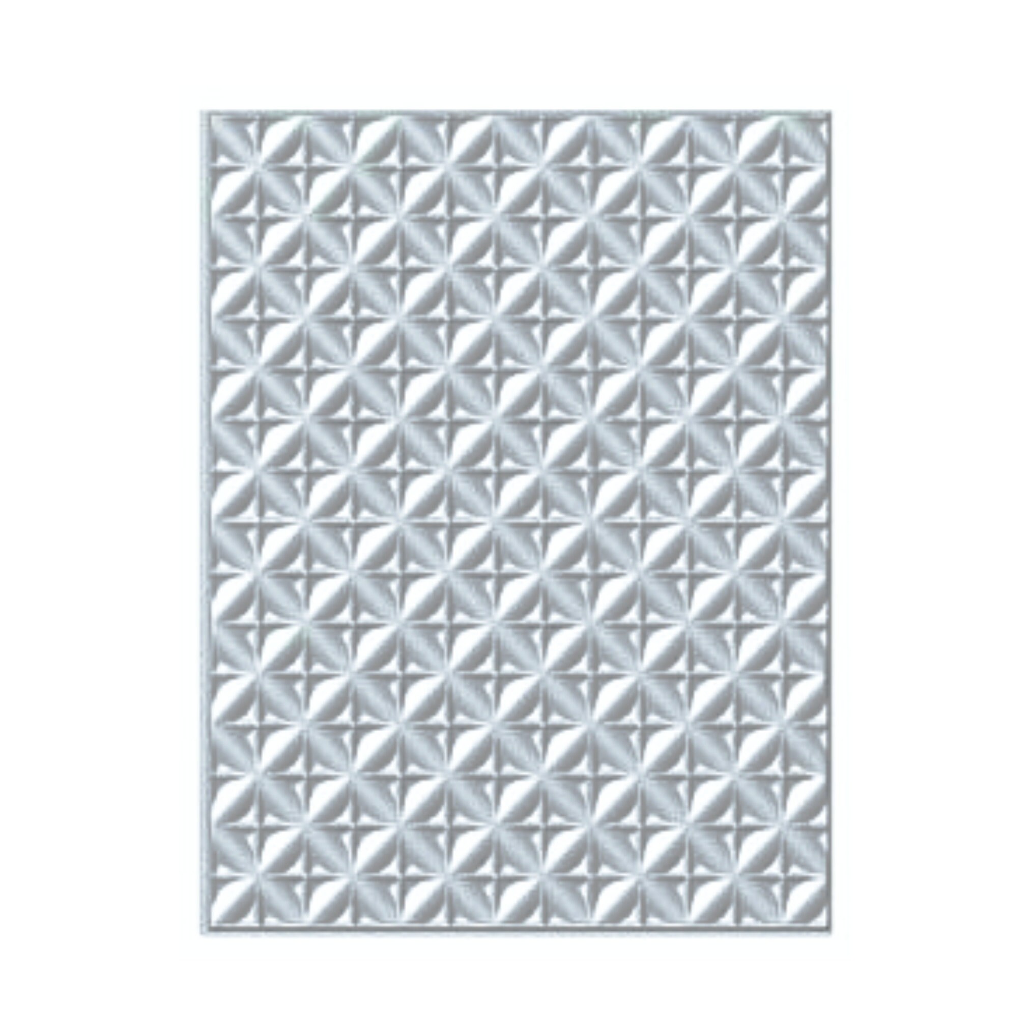 Embossing Folder Quilted Pillow 3D Diamond by Creative Etsy