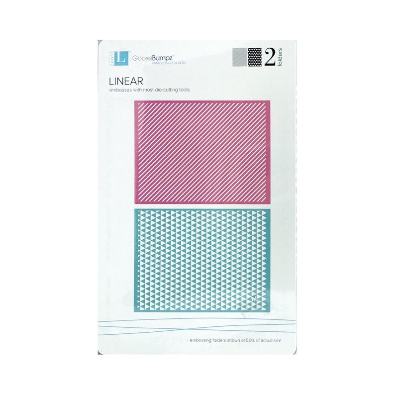 Embossing Folder Linear Lifestyle Crafts Folders Cuttlebug Etsy