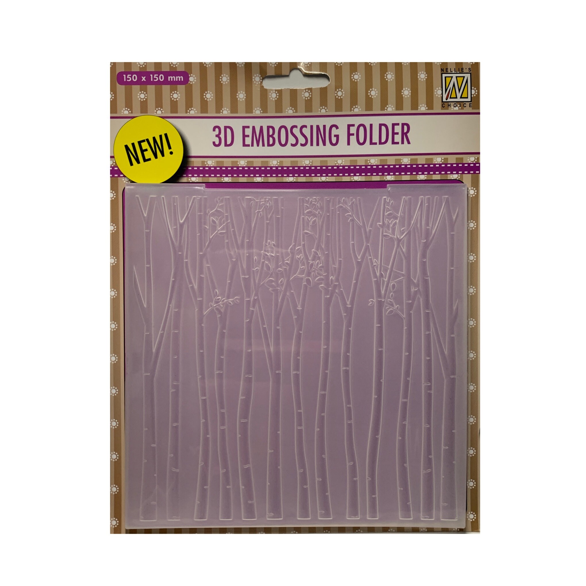 Embossing Folder Trees 3D Nellie Snellen Craft Folders Etsy