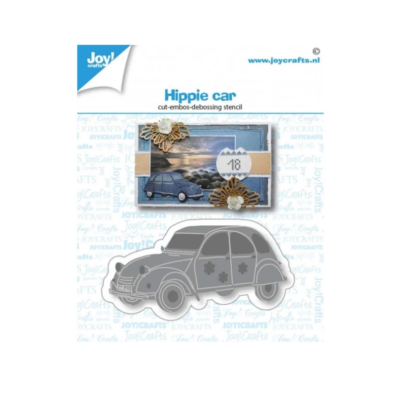 Car Craft Die Cut VW Bug Hippie Joy Crafts Metal Cutting