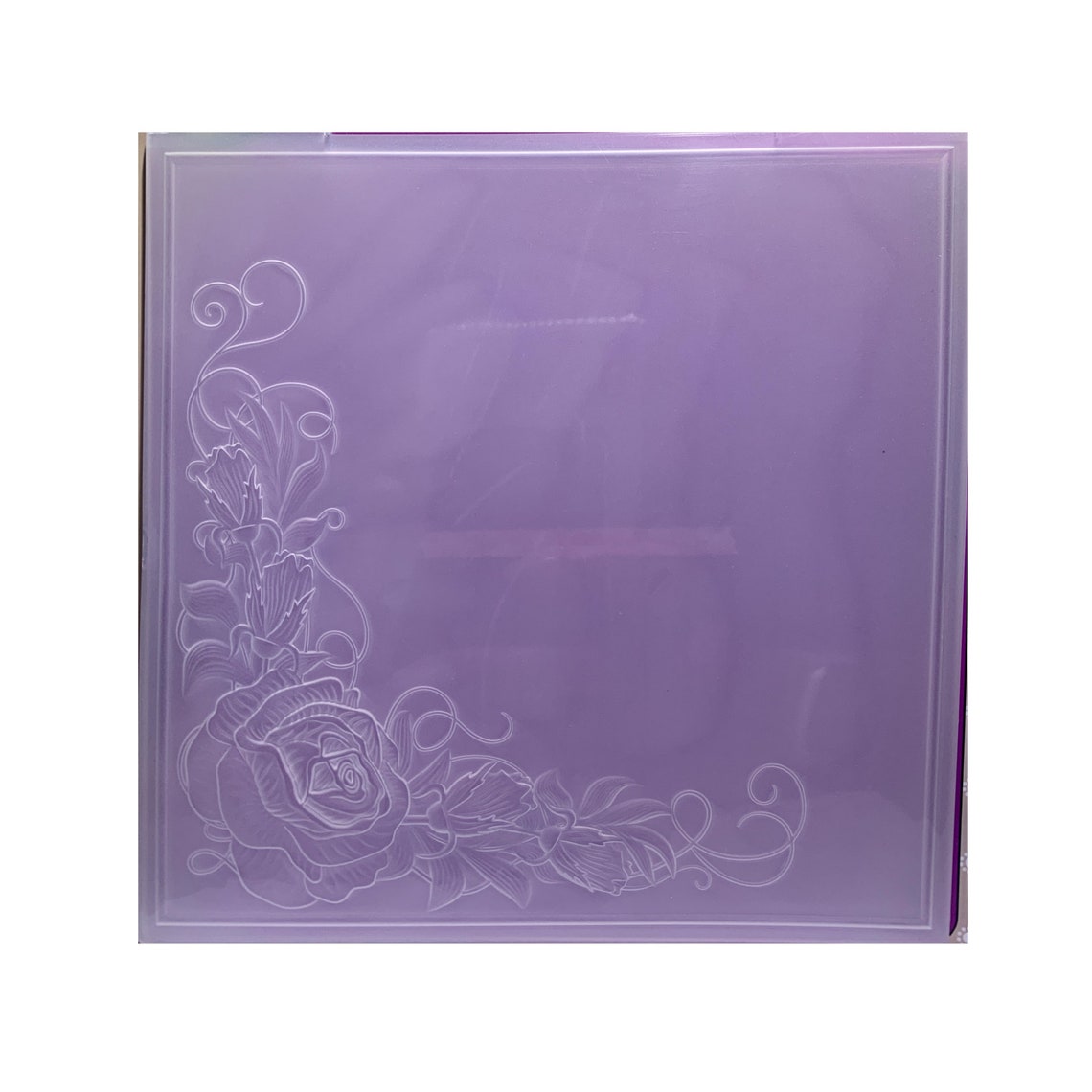 Embossing Folder Rose Corner 3D Nellie Snellen Craft Folders Etsy