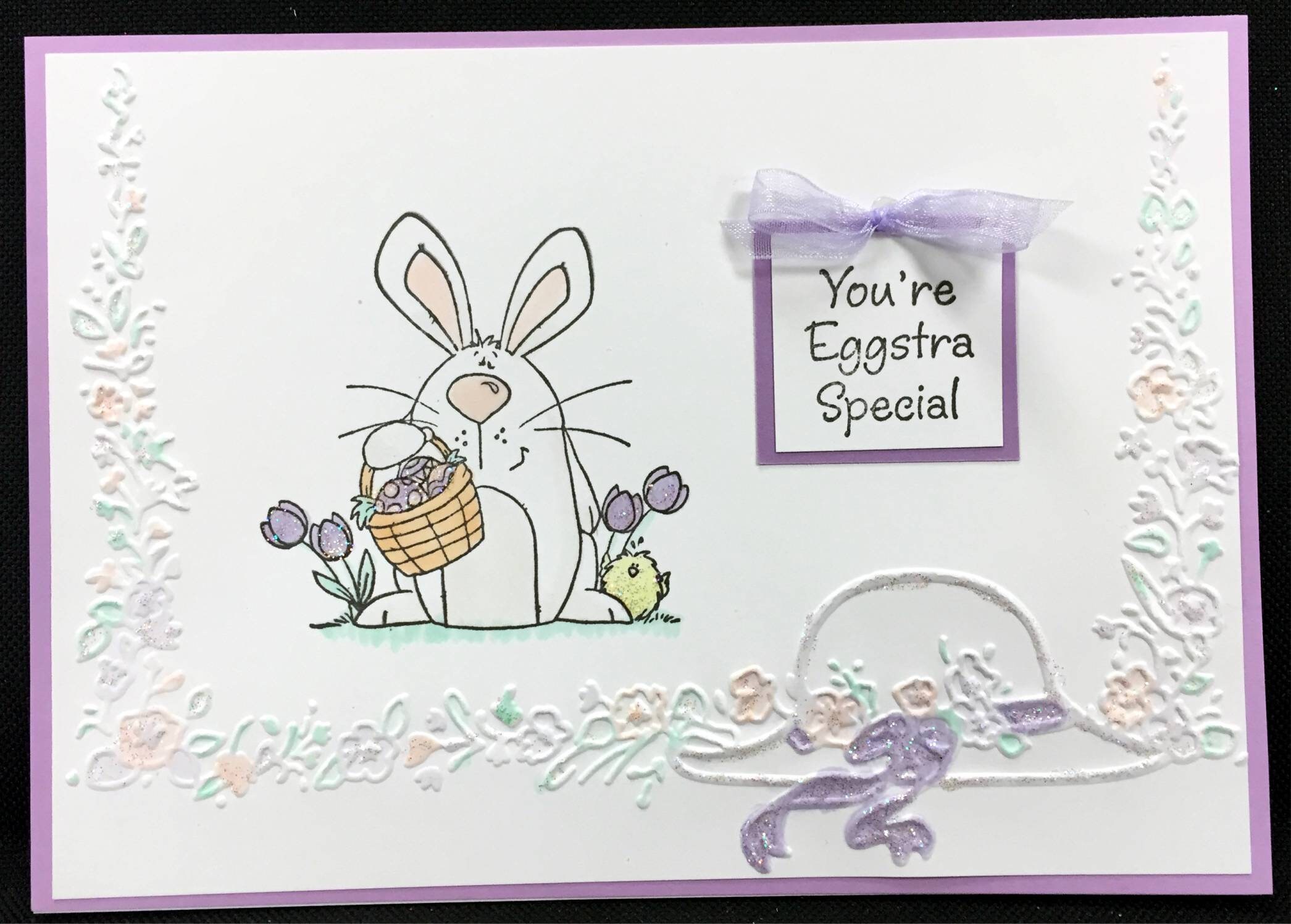 Embossing Folder Easter Border by Ecstasy Crafts Etsy