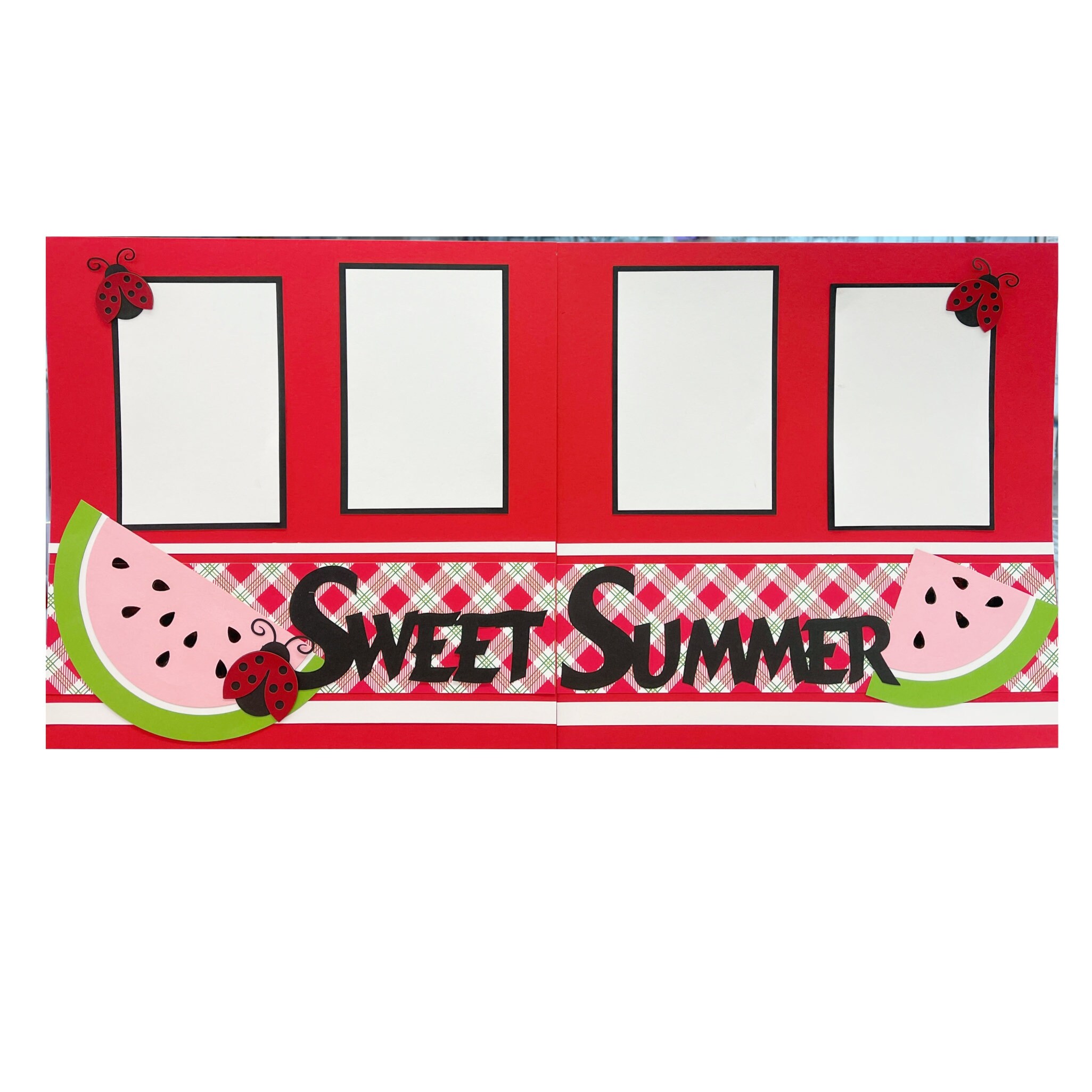 Sunny Days 12x12 Scrapbook Page Kit Summer 2-Page Scrapbooking Layout ...