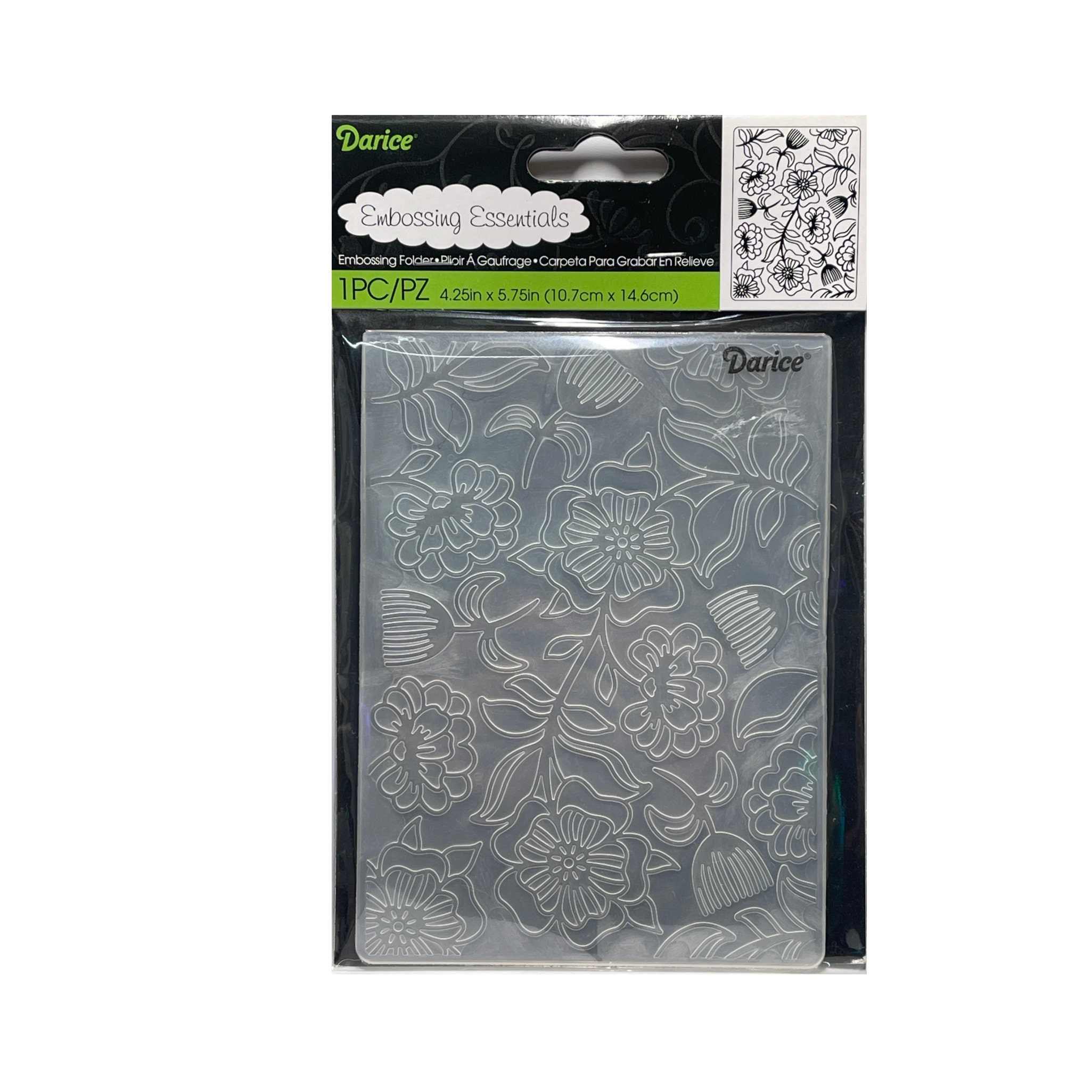 Flowers Embossing Folder Floral Whimsical by Darice embossing Etsy