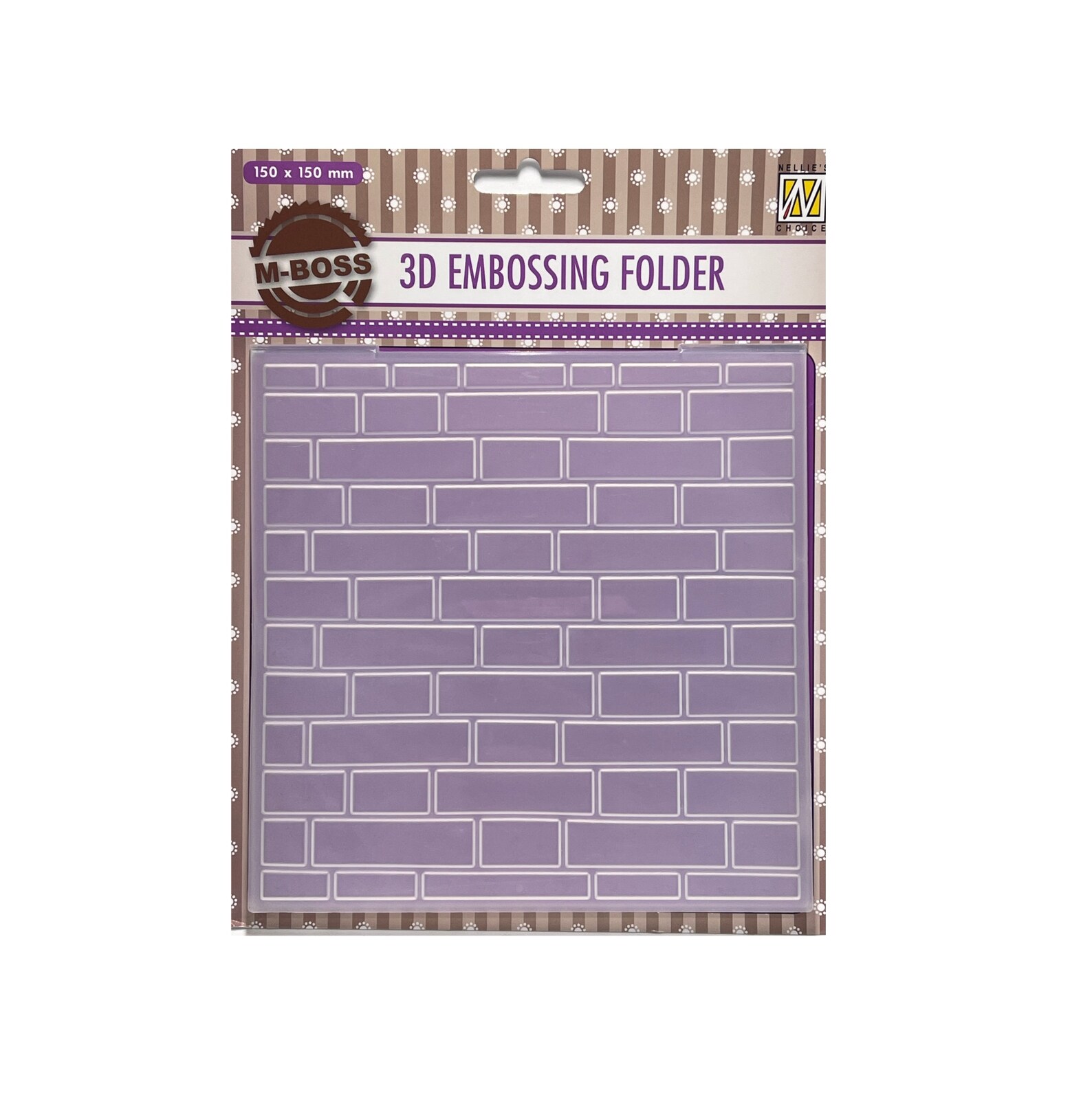 Embossing Folder Brick Wall 3D Nellie Snellen Craft Folders Etsy