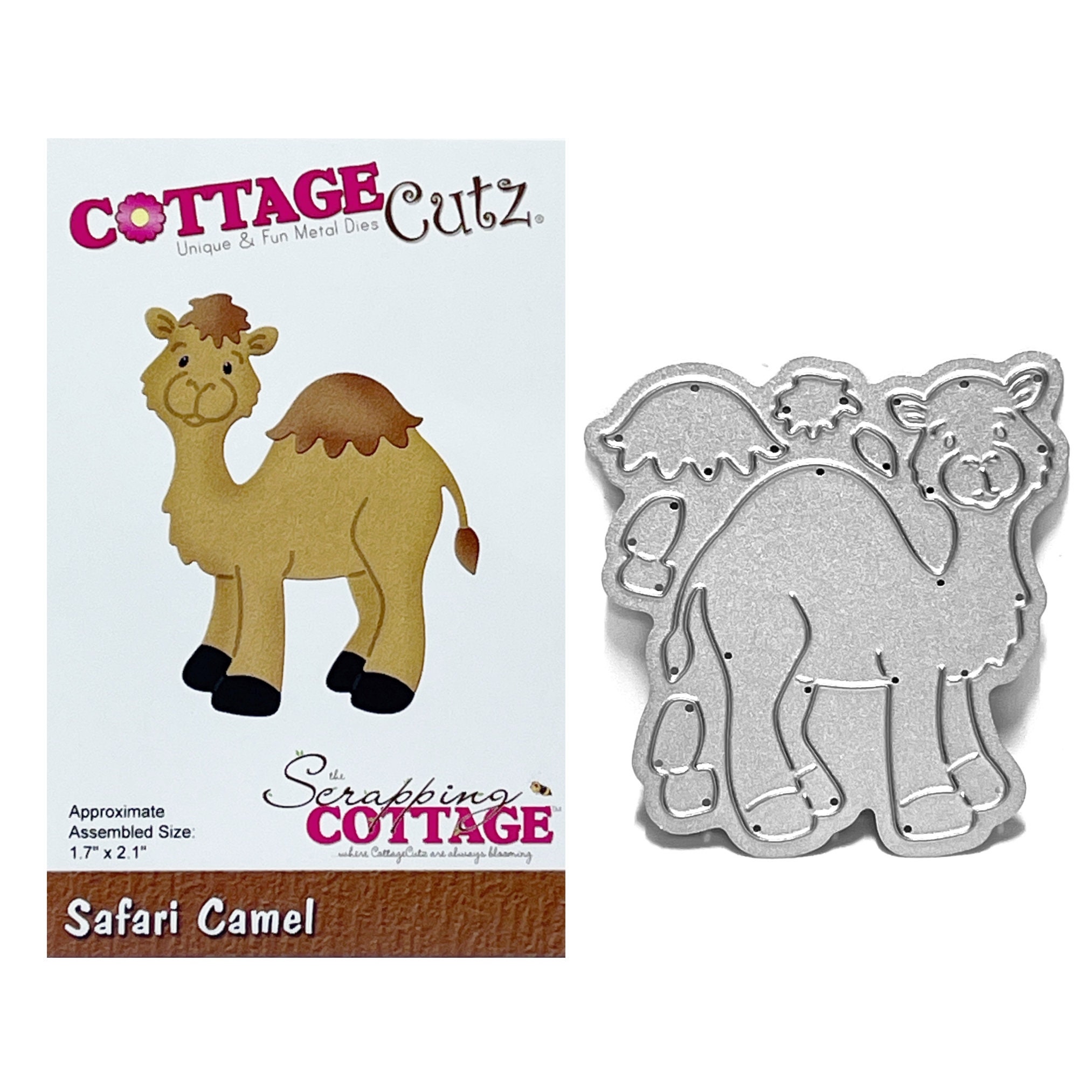 Safari Camel Metal Dies Cottagecutz Die Cut Zoo Animals Card - Etsy