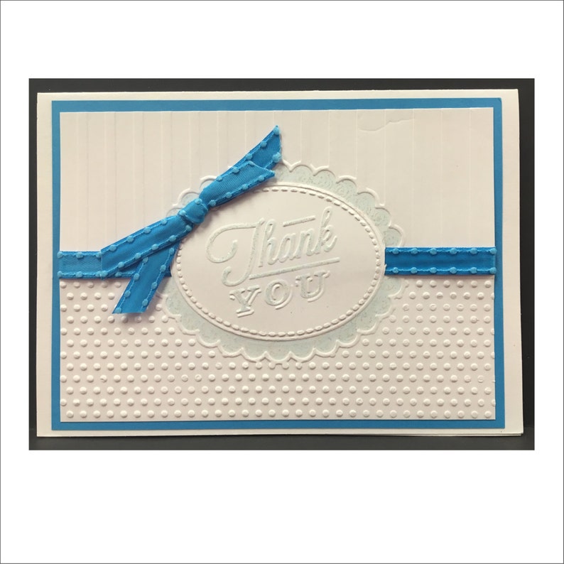 Thank You 3 in 1 interchangeable embossing folder CGULL Etsy