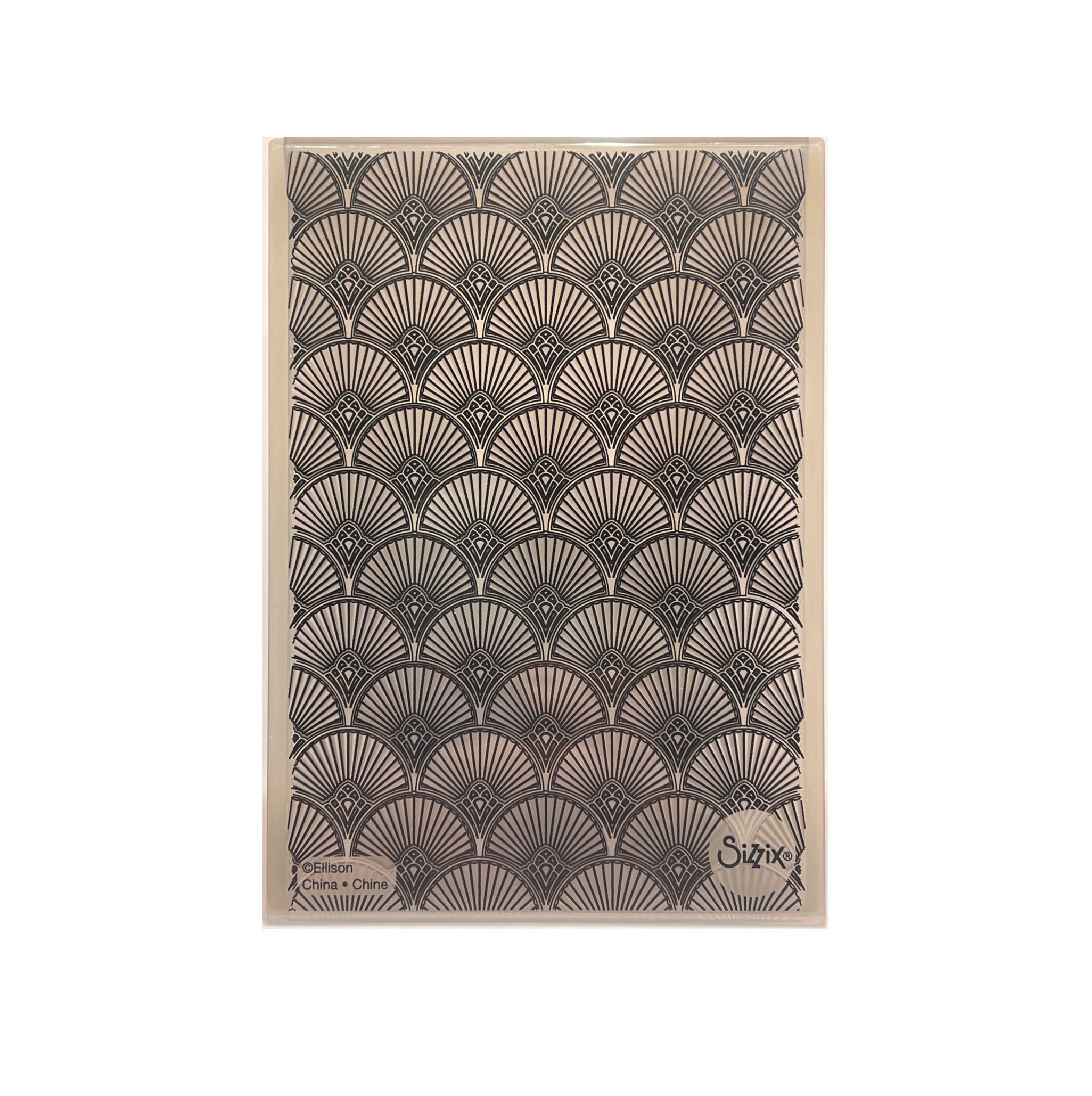 Embossing Folder 3D Art Deco by Sizzix Folders Cuttlebug & Etsy