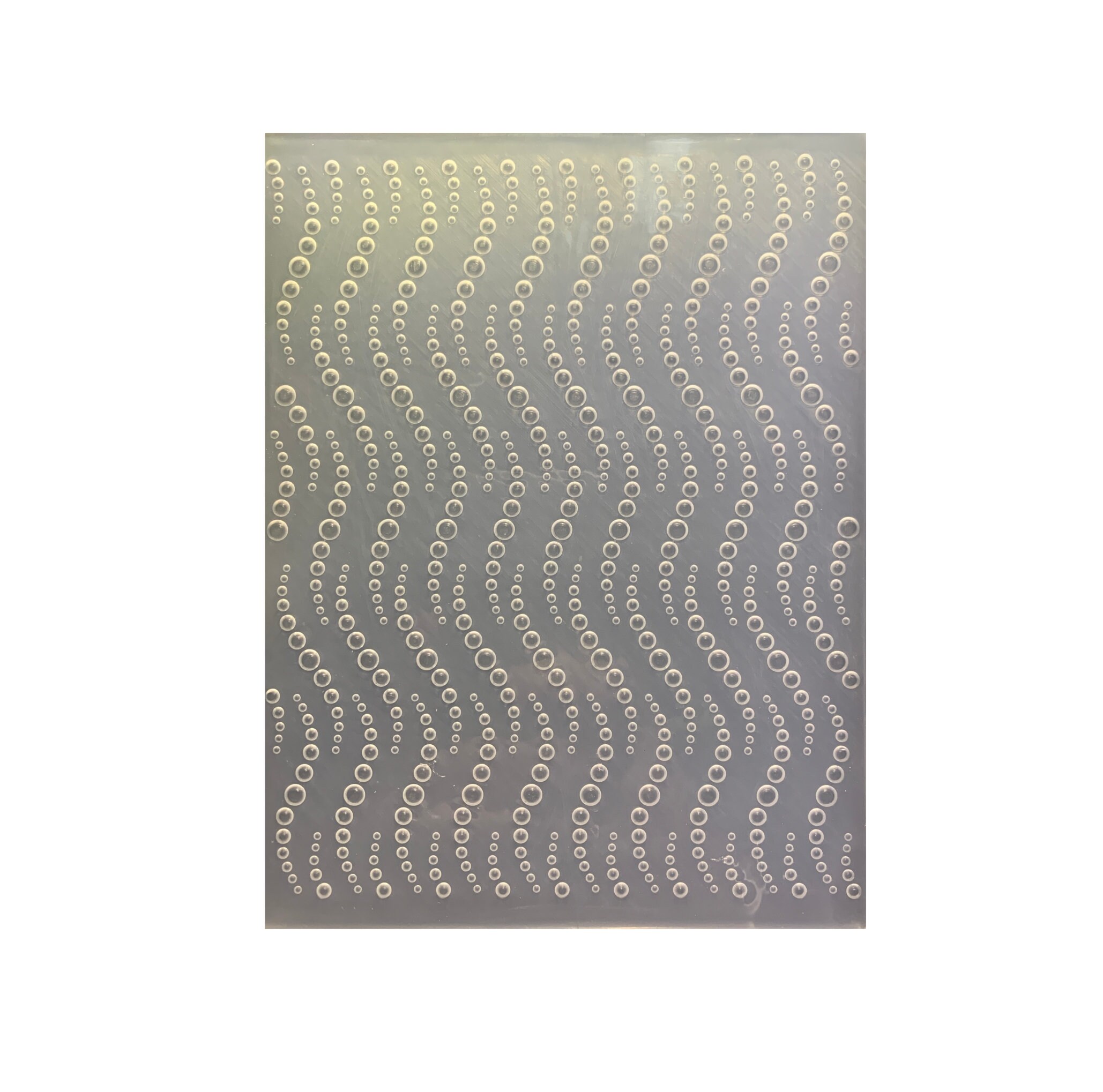 Embossing Folder Dotty Waves Swirl Dots 3D by Creative Etsy