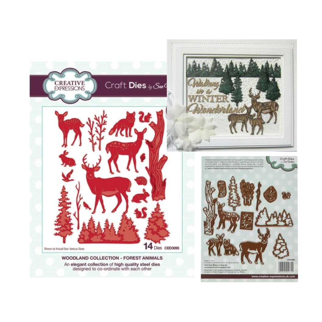 Forest Animals Metal Craft Die Set Creative Expressions - Etsy Canada Forest Animals Metal Craft Die Set Creative Expressions - Etsy Canada