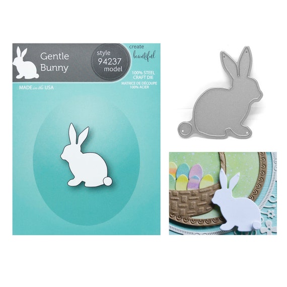 CUTTING DIES Easter Rabbit /"some bunny/" METAL DIY Scrapbook PAPER Embossing