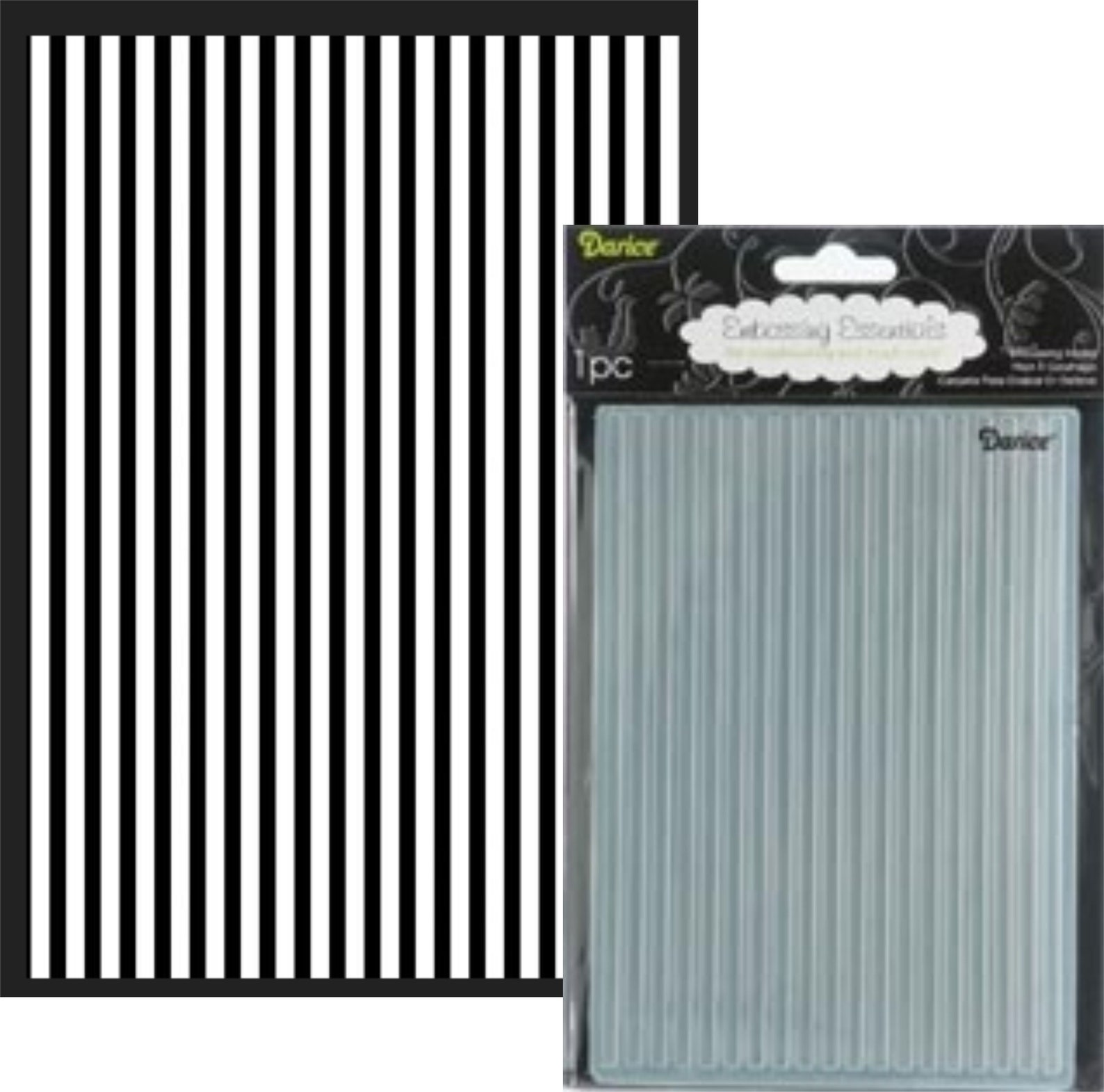 Embossing Folder Stripes by Darice Craft Folders Etsy