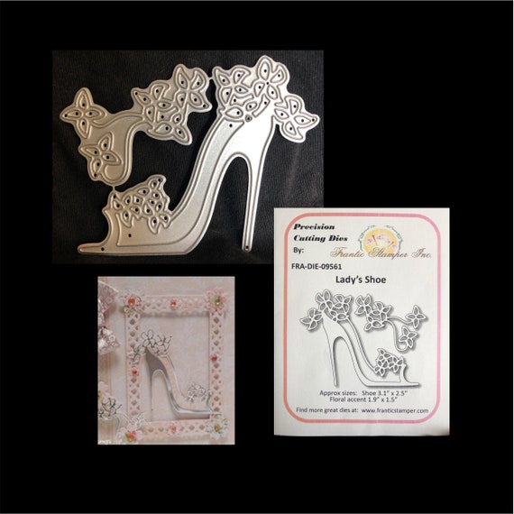 Pretty High Heel Shoe metal cutting die cutter UK seller Fast Posting