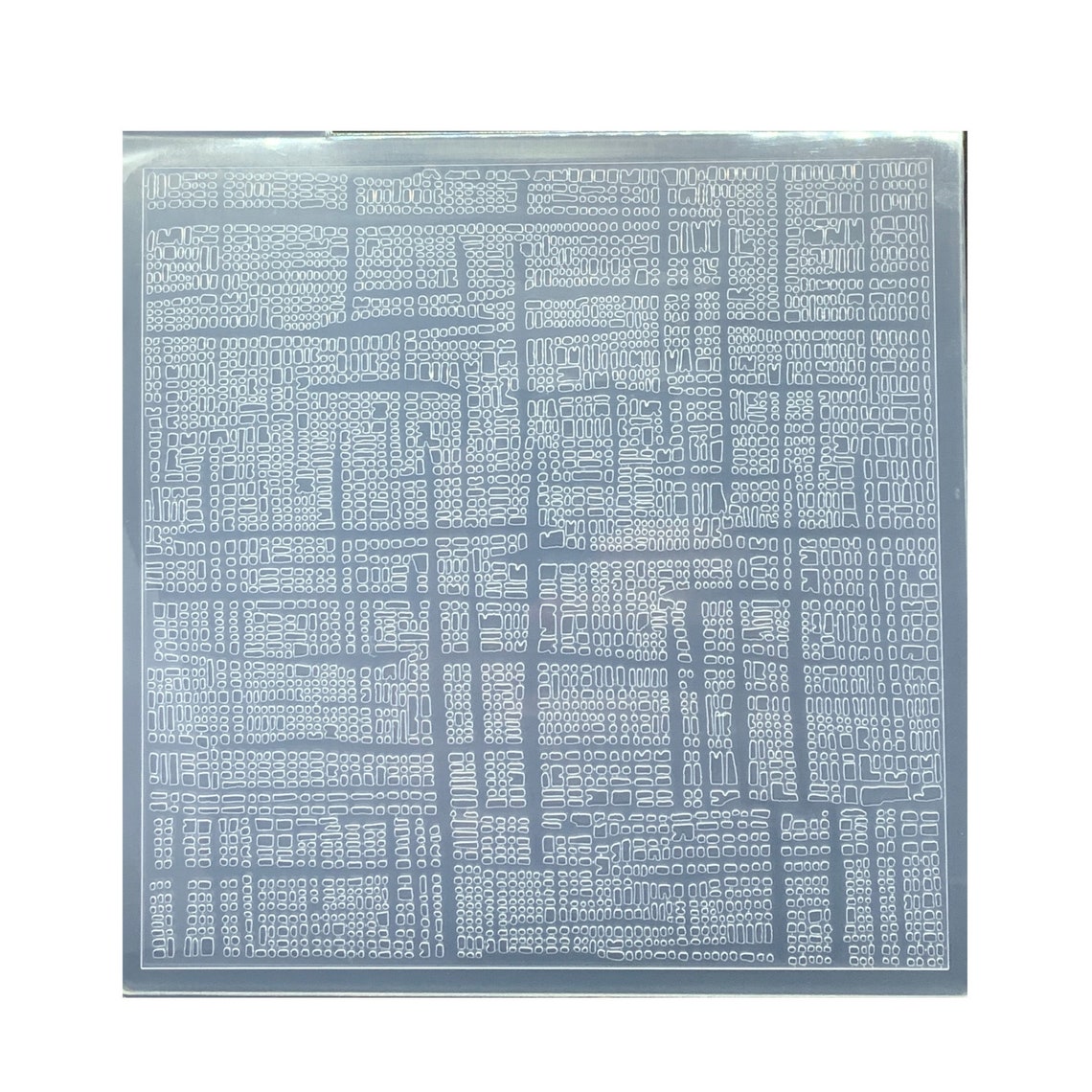 Linen Embossing folder by Marianne Craft Folders Etsy