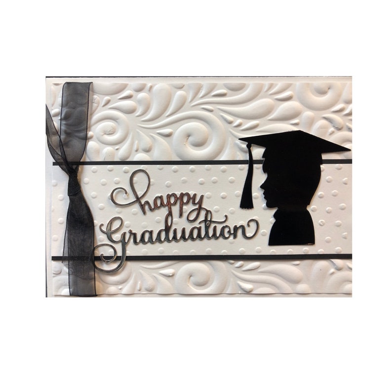 Happy Graduation metal die DIE669N Impression Obsession dies Etsy