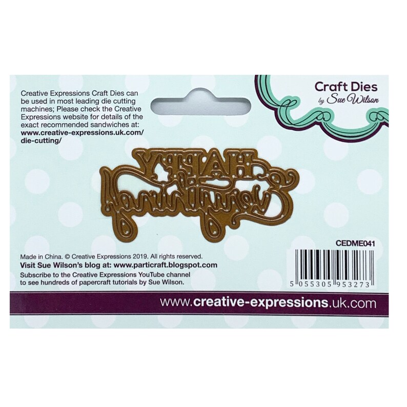 Happy Everything Metal Die Cut Words Creative Expressions Etsy