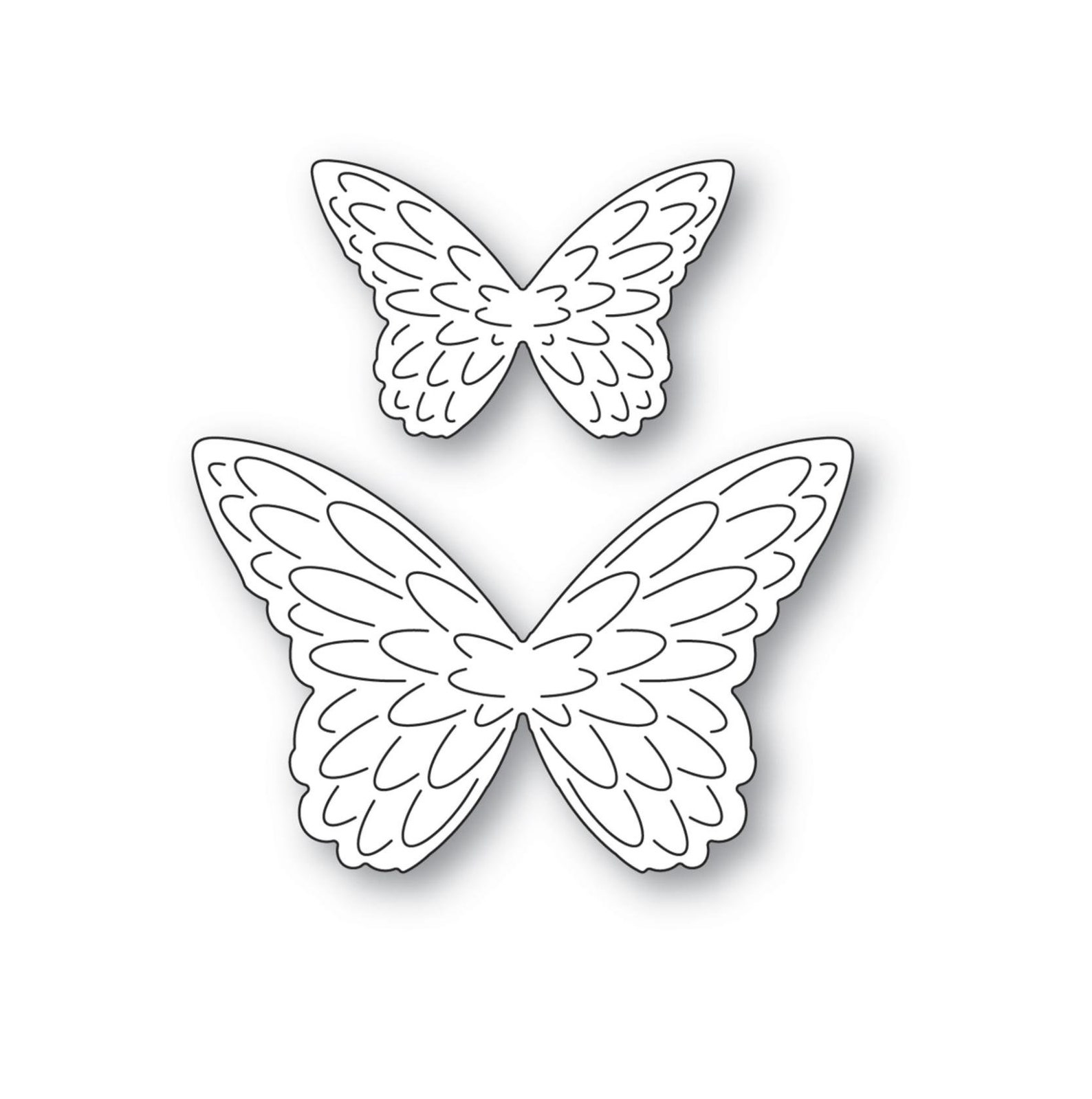 Ava Butterflies Metal Die Cut Stencil Memory Box Craft Cutting Etsy