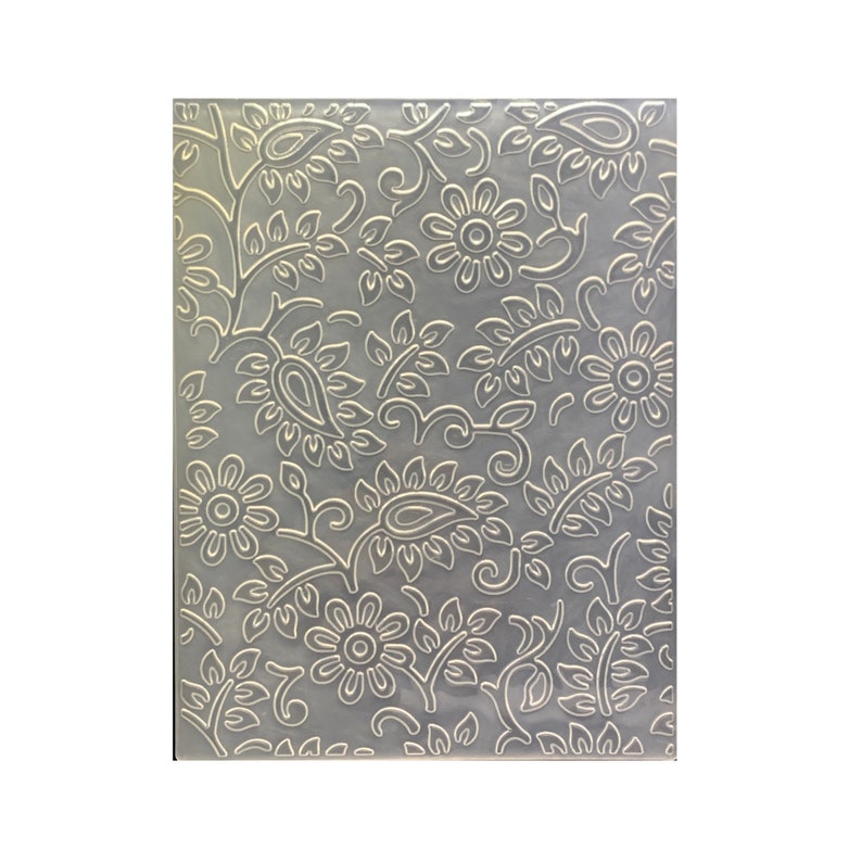 Embossing Folder Paisley Daisy 3D by Creative Expressions Etsy