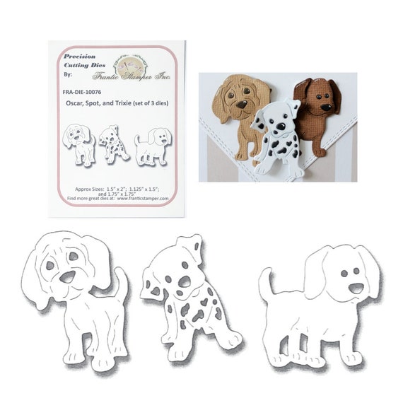 Dog Accessories Metal Die Cut Stencil Frantic Stamper Craft Dies collar,bone
