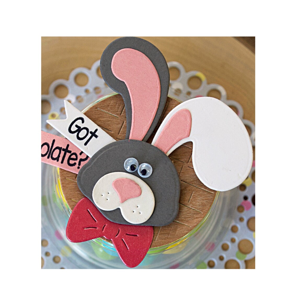 Easter Cuddly Bunny Metal Die Cut Frantic Stamper Craft | Etsy