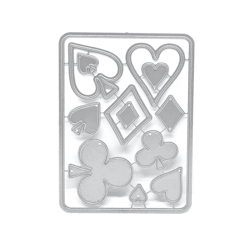 Playing Cards Metal Cutting Dies Impression Obsession Die Etsy