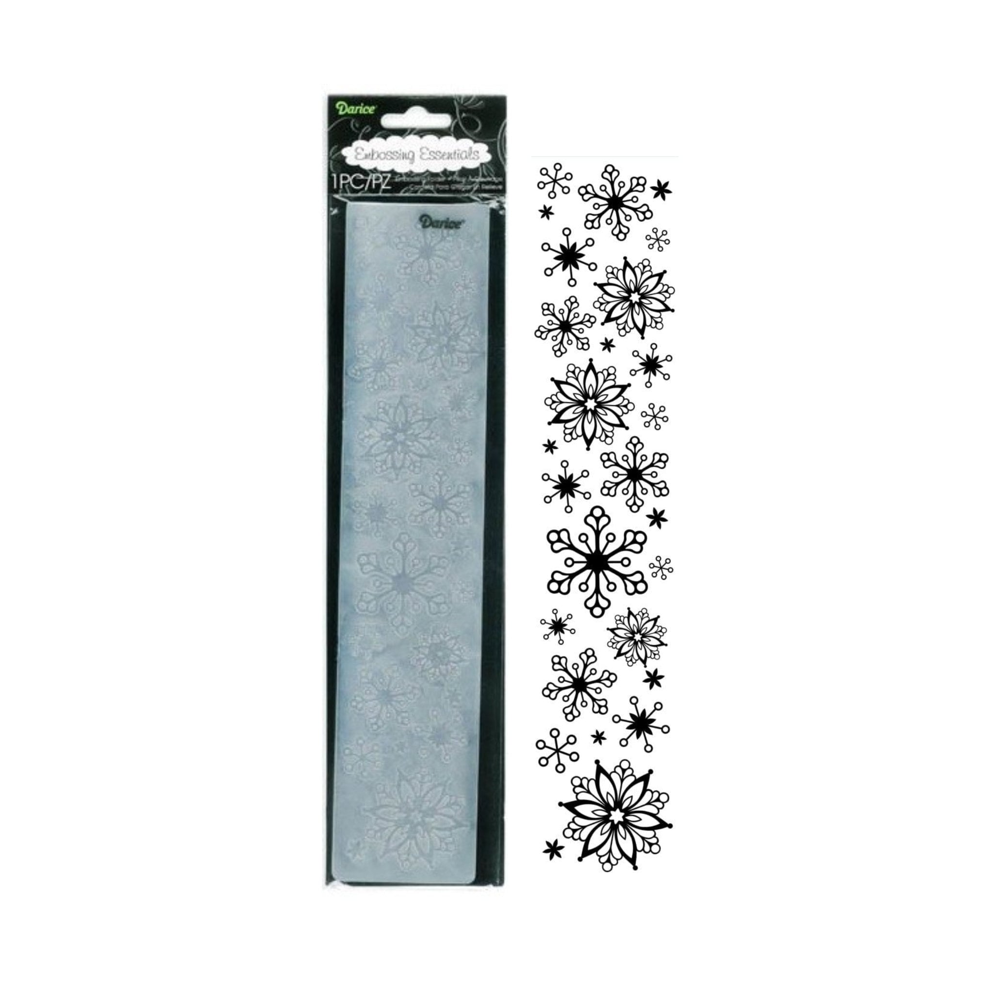 Embossing Folder Snowflake Border Darice Crafts Folderscard | Etsy