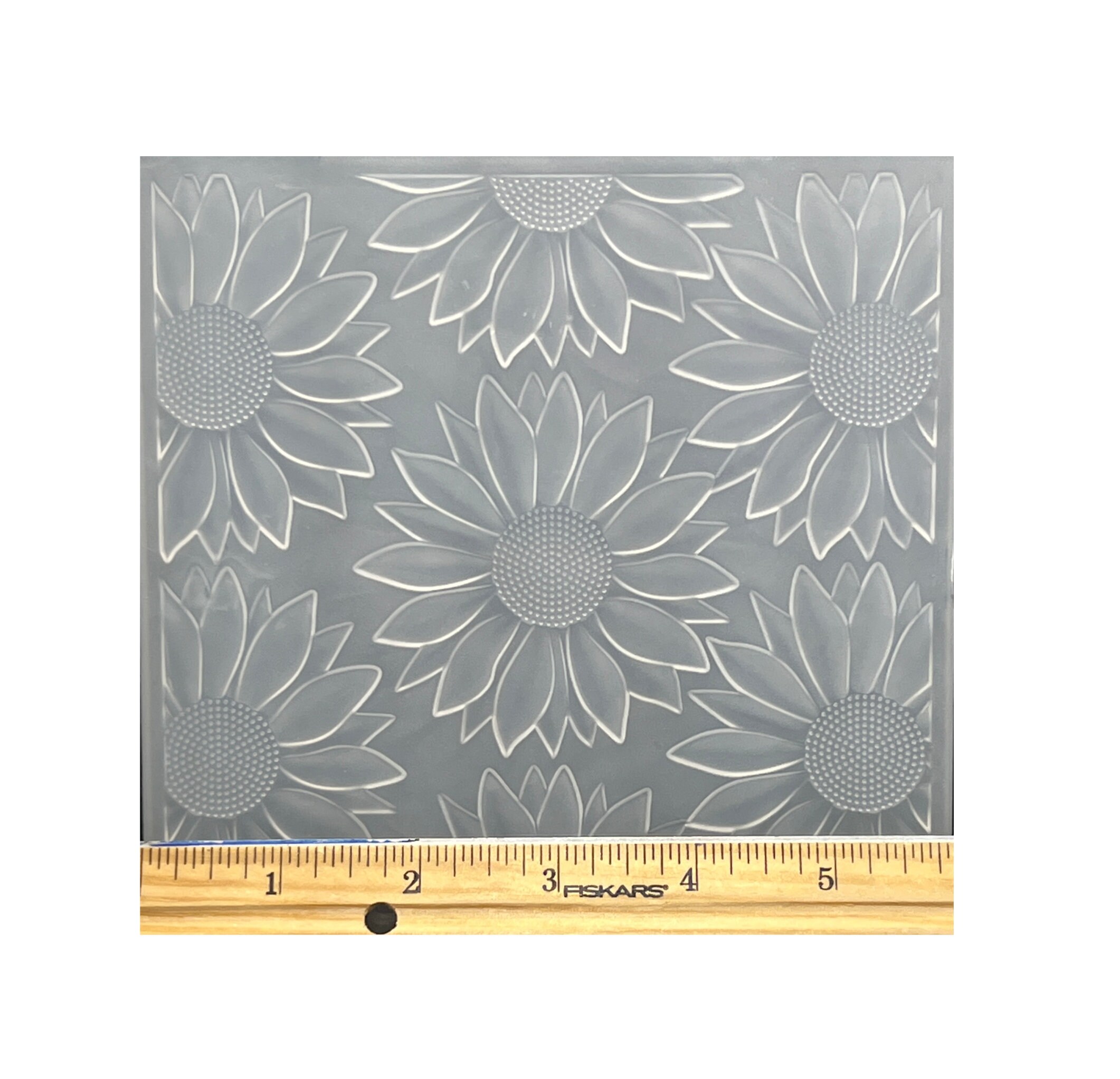 Sunflower Embossing Folder 3D Lisa Horton Flower Craft Folders Etsy UK