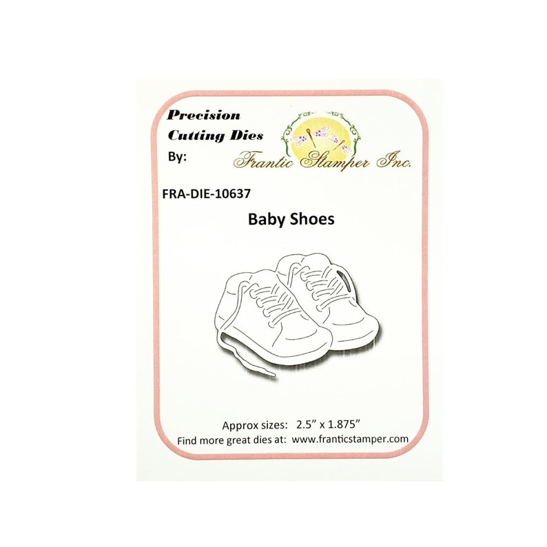 Baby Shoes Metal Die Cut Frantic Stamper Craft Cutting Dies Etsy