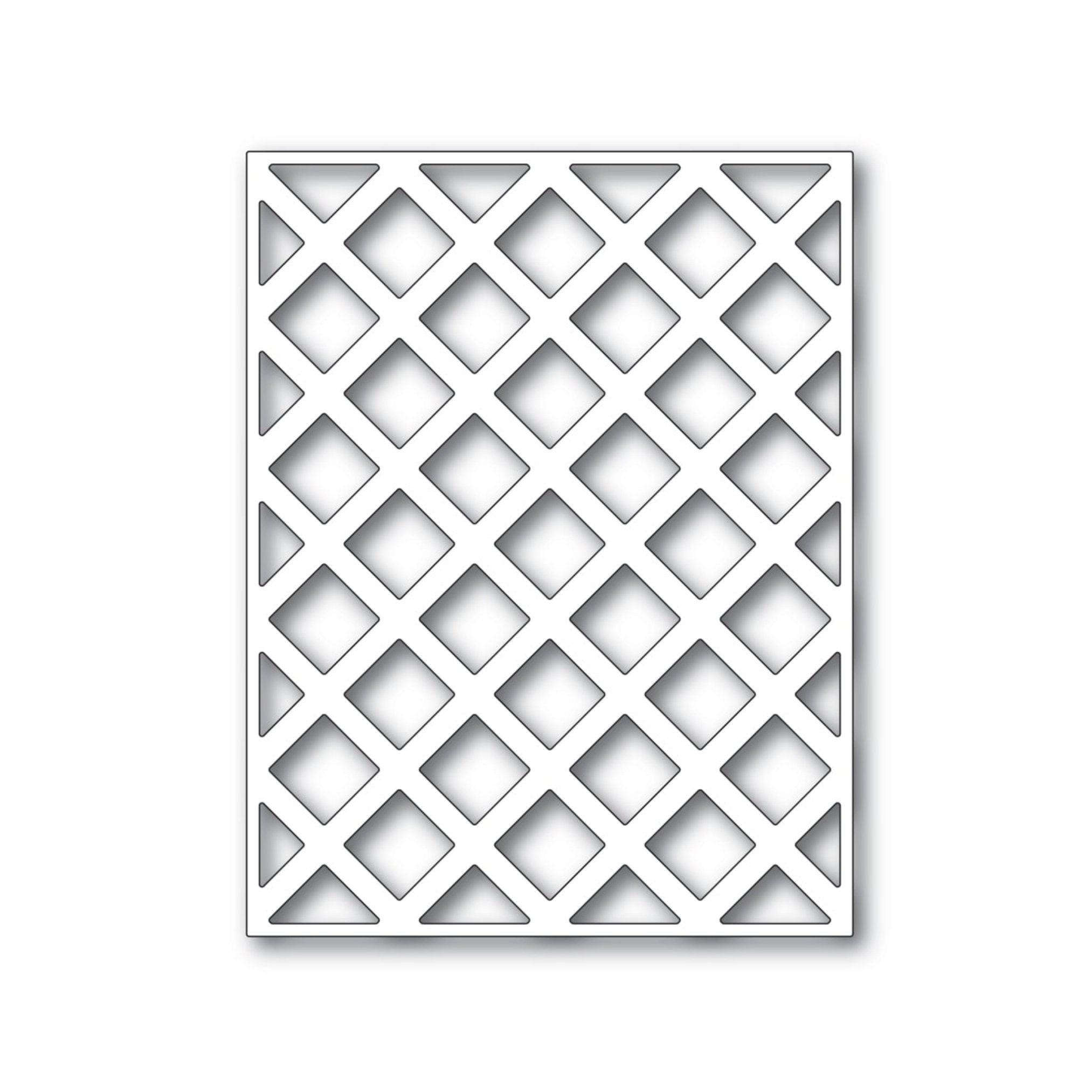 Lattice Plate Metal Die Cut A2 Frame Poppystamps Cutting Dies Etsy