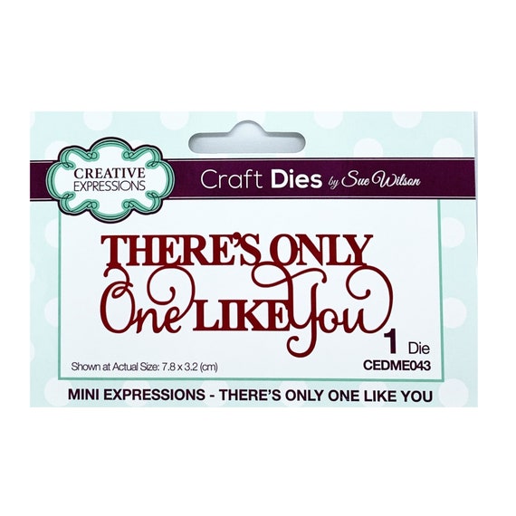 Scrapbooking & Paper Crafts Just For You Metal Die Cut Words Sue Wilson