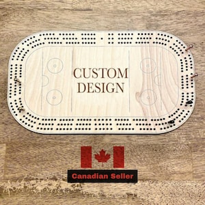 Planche de hockey pour cribbage personnalisée, Planche de lit de bébé personnalisée, Création d'entreprise, Fête des pères, Fête des mères, Cadeau d'anniversaire, Cadeau de mariage, Pendaison de crémaillère
