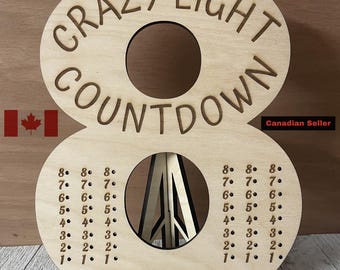 Personalized Crazy Eights Scoreboard - Family Game Night Tracker