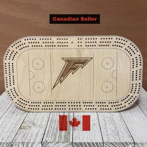 PWHL Minnesota Frost Cribbage Board, Benutzerdefiniertes Hockey-Themen-Spielbrett, Frauenhockey, Geburtstagsgeschenk, Vatertag, Muttertag, Hochzeitsgeschenk