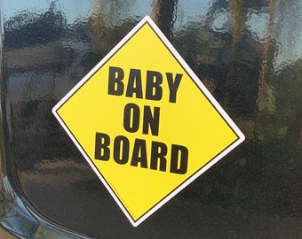 Magnetic Car Sign - Baby On Board