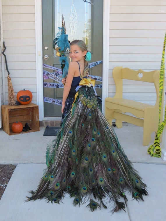 Peacock Costume Adult Girl DIY Instruction Peacock Tail Etsy