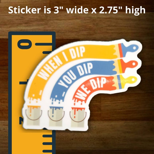 Water Dip Decal Etsy