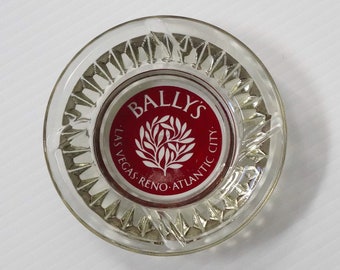 Vintage Bally's Casino Ashtray, Las Vegas, Reno, Atlantic City, Nevada, Rat Pack, 1960s
