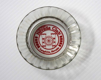 Del Webb's Nevada Club, vintage casino ashtray, Laughlin, Nevada, Rat Pack, 1960s
