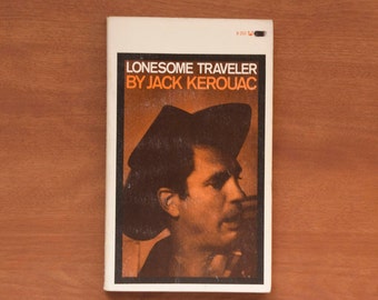 Lonesome Traveler / Jack Kerouac / 1970 Black Cat edition / Paperback Book / Rare / Beat Generation 1960