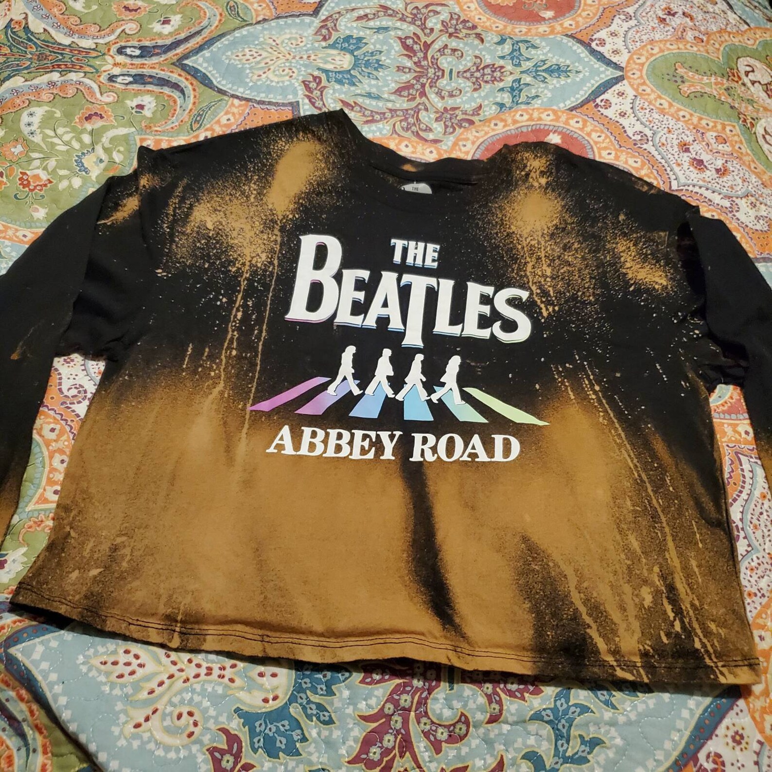 vintage band crop tops