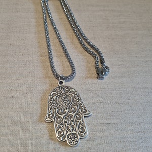 1 St. Necklace Hamsa Hand of Fatima