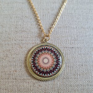 1° collana mandala color oro