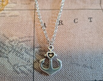 1 pc chain heart anchor small