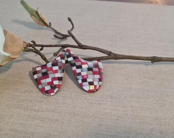 Pearl-look ear clips, statement piece from the 80s